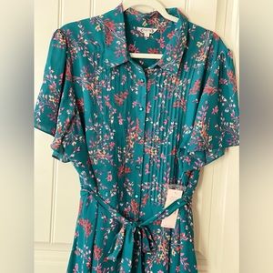 Nanette Lepore plus size Floral Print Midi Dress